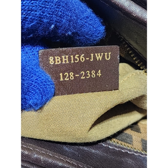 FENDI Zucca Small Chef Shopping Tote Bag Tobacco Moro Brown - Picture 4 of 15